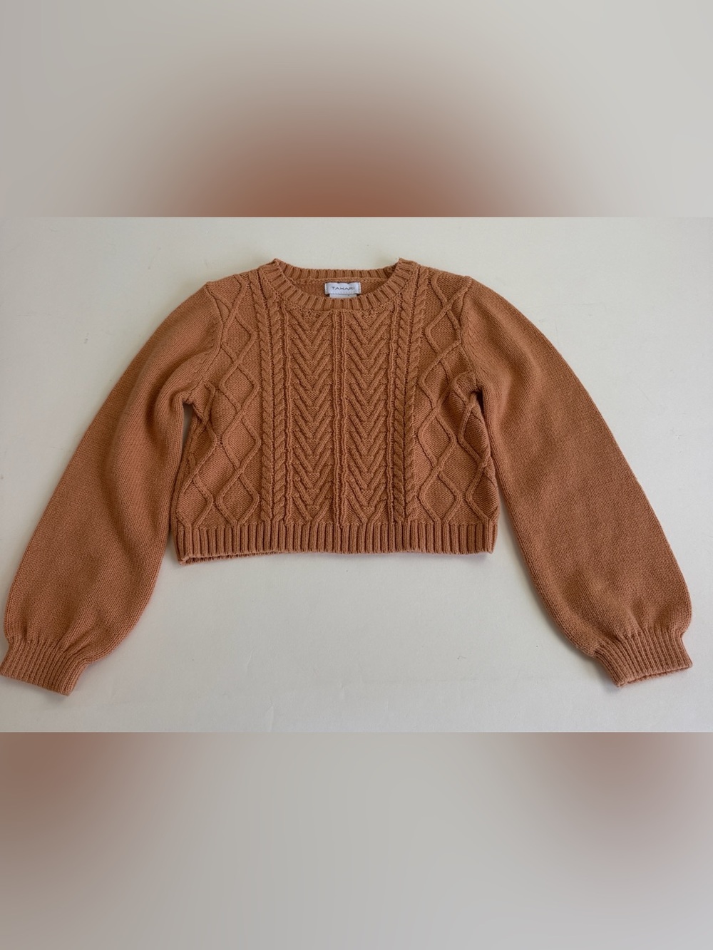 Tahari Toddler's Cable Knit Sweater - Rust